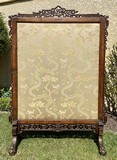 Antique fireplace screen