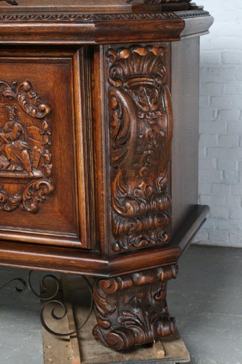 старинная мебель барокко из дуба