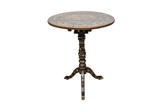 Антикварный столик, старинный столик, антикварный столик в стиле Наполеона III, столик в восточном стиле, столик из Франции, европейский антиквариат, антиквариат из Франции, купить антикварный столик, купить антикварную консоль