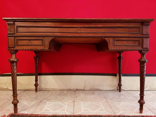 Письменный стол в стиле Людовика XVI, антикварный стол, старинный стол, антикварная мебель, старинная мебель, французская мебель, стиль Людовика XVI, бюро, стол в кабинет, мебель из ореха