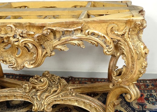 антикварный стол, старинный стол, антикварная мебель, старинная мебель, стол рококо, Jules Ambroise, мебель эпохи регентства, резной стол