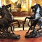 Antique pair sculptures "Marly Horses"