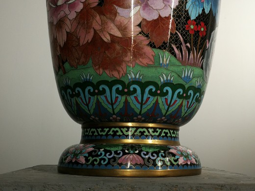 ваза с эмалью