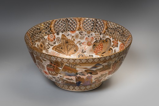 Antique big Asian bowl