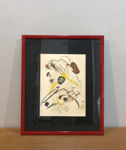 Antique lithograph by Wassily Kandinsky