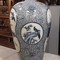Антикварная напольная ваза с росписью