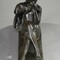 Antique sculpture "Girl with a lamb"