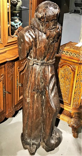Антикварная скульптура «Франциск Сальский»
