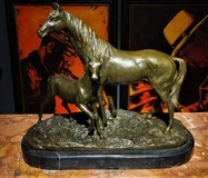 Antique sculpture "Horse"