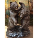 Antique sculptural composition "Bears"