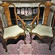 A pair of antique chairs