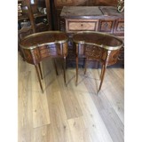 Pair of antique bedside tables