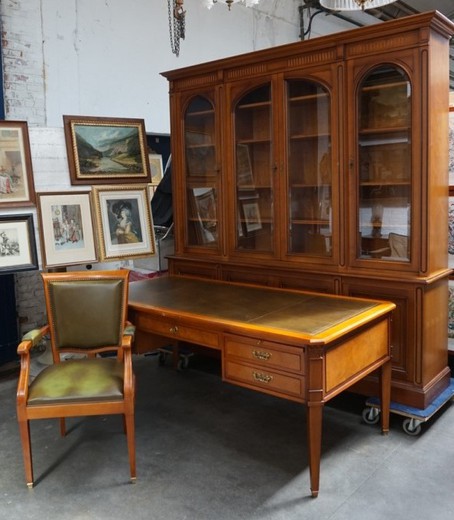 Antique cabinet of three items