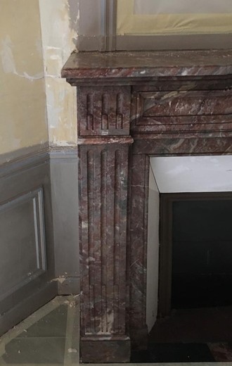 Antique fireplace Louis XVI style