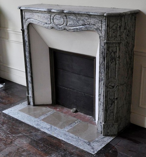 Antique fireplace Louis XV style