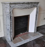 Antique fireplace Louis XV style