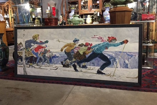 Картина «Лыжницы»