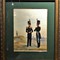 Antique lithography "The uniform officers of the Guards infantry."