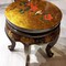 Painted Chinese pedestal table