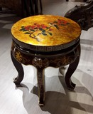 Painted Chinese pedestal table