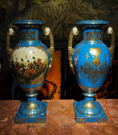 Vintage paired vases
