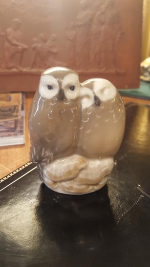 Vintage figure "Owls"