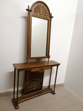 Vintage console with mirror