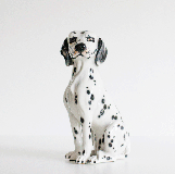 Vintage sculpture "Dalmatians"