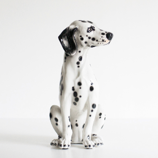 Vintage sculpture "Dalmatians"