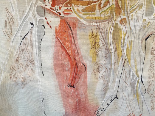 Vintage tapestry "Lady Godiva"
