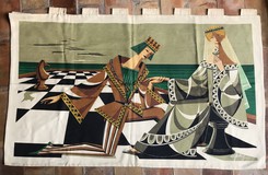 Vintage tapestry «Echec au roi»