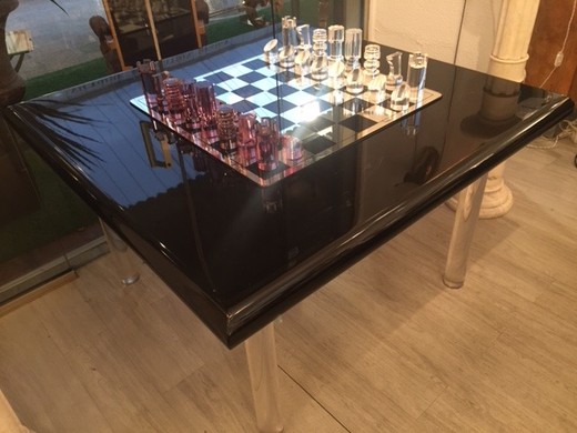 Rare Table à Jeux De Michel Dumas