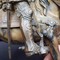 Antique sculpture "Knight on a horse"