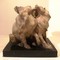 Антикварная скульптура "Влюблённые собаки"