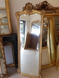 Antique art nouveau mirror