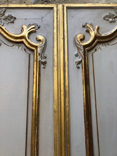 Антикварные парадные двери в стиле Людовика XV