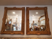 Antique Louis XIV pair mirrors