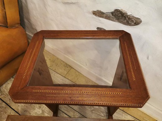 Antique art-deco nest tables