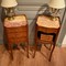 Antique Louis XV style pair nightstands