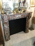 Antique Louis-Philippe style fireplace