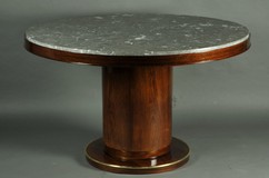 Antique art -deco round table