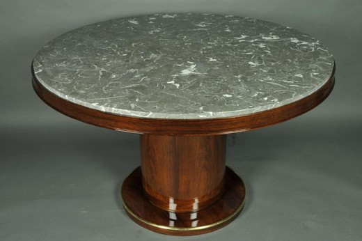 Antique art -deco round table