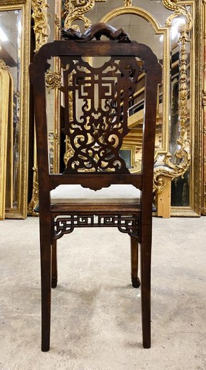 Antique dragon chair