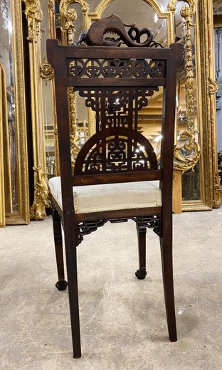 Antique Japanese style chair