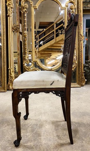 Antique Japanese style chair
