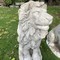 Park sculptures of lions