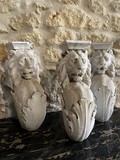 Antique Marble Lions