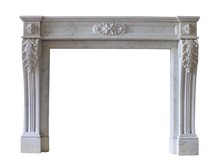 Antique antique fireplace