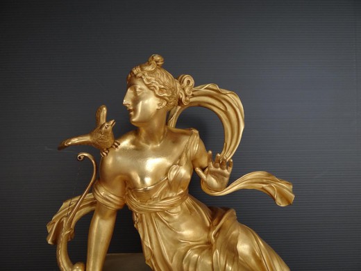 антикварная галерея часов предметов декора и интерьера ампир из золоченой бронзы