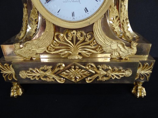 антикварная галерея часов предметов декора и интерьера из золоченой бронзы в стиле ампир